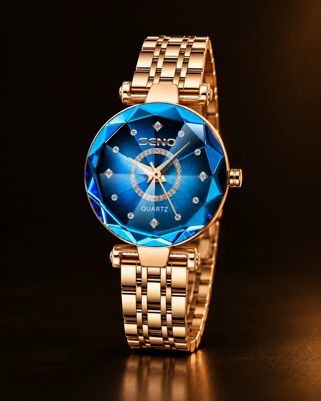 Relógio Feminino Ocean Heart, Azul (Star of the Sea)
