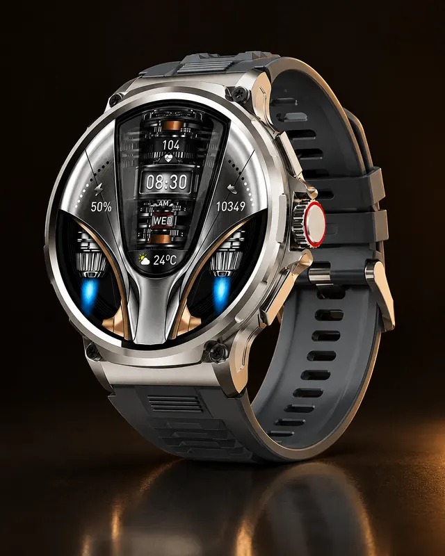 Smartwatch V69, Prata